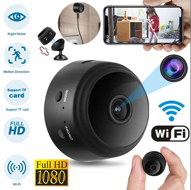 Mini Camara De Seguridad Espia 360