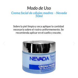 Crema facial de células madres 50ml
